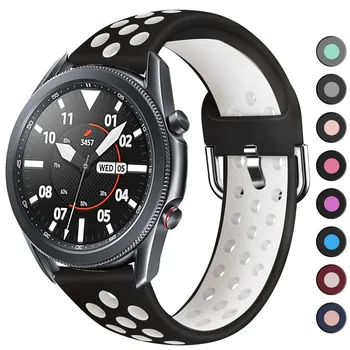 Galaxy watch 3 band 45mm 41mm pentru samsung galaxy watch 46mm active 2 benzi de silicon pentru amazfit bip gts curea 20mm 22mm correa