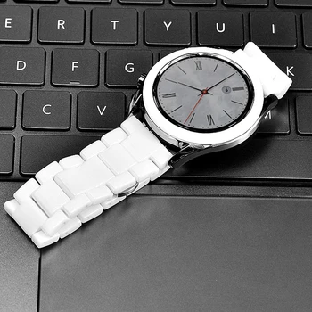22mm ceramica curea Pentru Samsung Galaxy Watch 46mm de viteze S3 Frontier huawei watch gt watch 2 46mm trupa amazfit GTR 47mm brățară