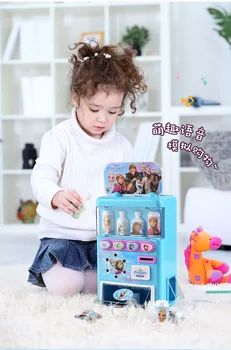 Congelate 2 Copii Simula Bauturi Automat Caseta de Bani a Juca-Casa de jucarii pentru Copii de la 6 la 10 ani Fete Vechi Jucărie de Învățământ