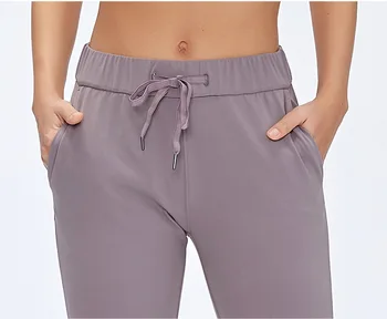 2020 Femei Buzunare exterioare Codrin Casual cu Largi Picior Jambiere Vițel-Lungime Pantaloni 4-verso tesatura stretch pantaloni