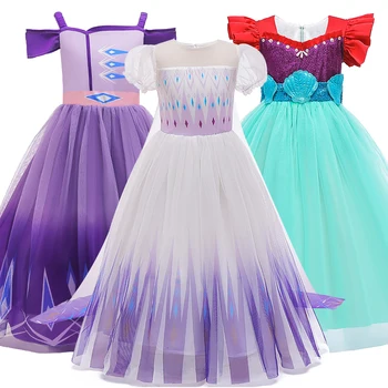 Vara Fata Mica Printesa Rochie Copii Cosplay Costum Pentru 3-10 Ani Fete, Rochii, Imbracaminte Copii