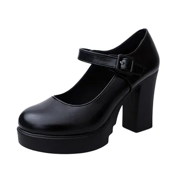 SAGACE Sandale pentru Femeie Pantofi cu Un singur buton Catarama de Culoare Solidă cu Toc Solid Superficial petrecere a timpului Liber de Calitate Sandale Femei Pantofi de Vara