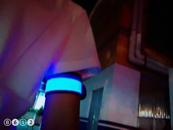 Detroit: Deveni Om Conner RK800 Lampă cu LED-uri Banderola Albastru Luminos Arm-Band Inel de Costume Cosplay Recuzită Noi