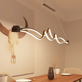 Noul Maro Minimalismul Modern, Luminile LED pentru sala de Mese Bucătărie Cameră hanglamp suspendarea corpurilor de iluminat Corpuri de Lampă Pandantiv