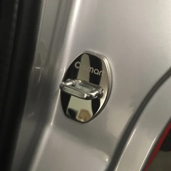 OKECAM Car Styling Auto Door Lock Acoperire Autocolant Accesorii de Caz Pentru Mercedes Smart fortwo 451 Emblema 2 buc