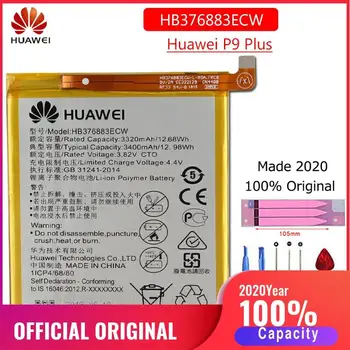 HB376883ECW Original Nou Hua wei Acumulator Pentru Huawei Ascend P9 Plus VIE-AL10 3400mAh Înlocuirea Bateriilor Bateria batary