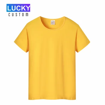 NOROC MODAIER 2020 moale de culoare solidă de moda casual explozie ieftine LOGO-ul personalizat de bărbați și femei T-shirt