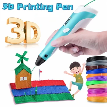 Hot Pen 3D DIY Imprimantă Pen CONDUS Pictura Filament PLA Copii Imprimarea de Pixuri Pentru Designer de Copii Desen Stilou Cadouri Jucarii Educative