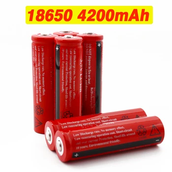 NOI 18650 Baterie Litiu-ion de 4200 mAh 3.7 V Li-ion Baterie Reîncărcabilă pentru Lanterna LED-uri de Baterii Reîncărcabile de Accelerație
