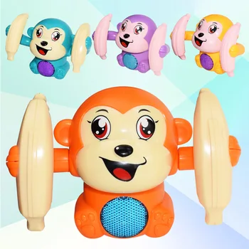 1buc Copilul Control Vocal Rulare Mica Maimuță Jucărie de Mers pe jos Cânte Creier Joc Interactiv Plin Jucarii Electrice pentru Copii