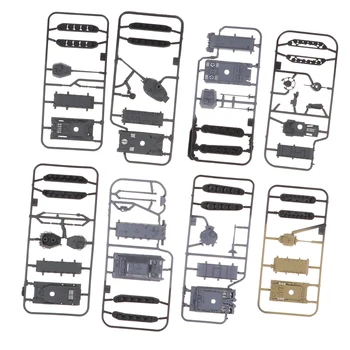 8pcs Copii Modern Rezervor de 1:144 Scară Jucarii Model de Rezervor pentru Hobby-ul de Colecție / DIY Puzzle-uri Kituri / Design Fin