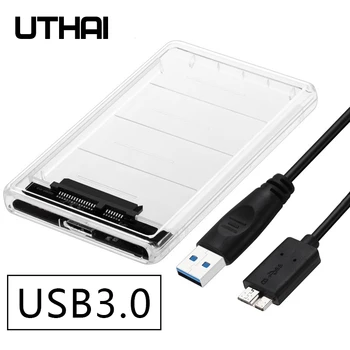 FII G11 2020 USB 3.0 SSD Mecanice pe Disc Transparent Hard Disk Mobil Cutie 2.5 Inch SATA Suport 2T Solid state Hard Disk Cutie