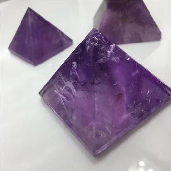 1 BUC Super frumoase naturale cristal Ametist Minerale piramida Poate fi folosit pentru decoratiuni DIY cadouri și meditație
