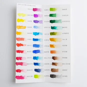 Meiliang 36 Culori Solide Vopsea Acuarelă Set Nu-toxice Vopsele Acuarelă Portabil Caz de Metal cu Paleta și Artă Pensule