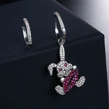 2020 nou personaj de desene animate dragoste diamant asimetrice cercei personalitate de moda doamnelor de brand de bijuterii de Lux Rafinat Drăguț