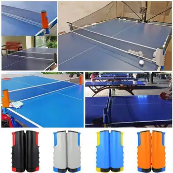 Portabil Oriunde Retractabil Tenis de Masă Net Poate extinde la 170 cm 4 Culori pentru a Alege de Ping-Pong Post Net Rack Pentru Orice Tabele