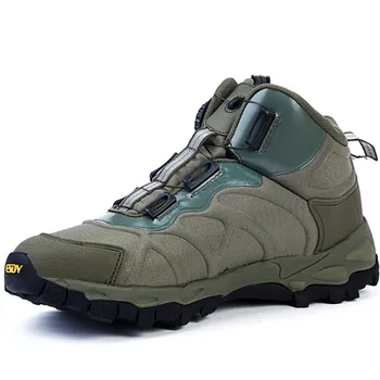 Pantofi barbati piele Intoarsa cizme de zapada ESDY în aer liber de reacție Rapidă cizme BOA siret sistem de Cizme Un războinic cizme de luptă dimensiune 39-45