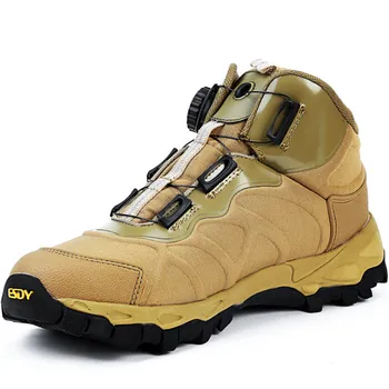 Pantofi barbati piele Intoarsa cizme de zapada ESDY în aer liber de reacție Rapidă cizme BOA siret sistem de Cizme Un războinic cizme de luptă dimensiune 39-45
