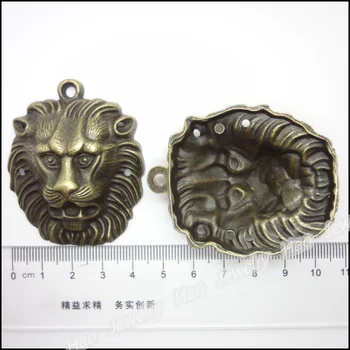 6pcs Epocă Farmece Leu Pandantiv bronz Antic Aliaj de Zinc se Potrivesc Brățară Colier DIY Bijuterii din Metal Concluziile
