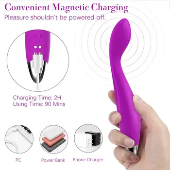 Puternic AV Vibrator Magic Vagin Bagheta Stimulator Clitoris Vibratoare Jucarii Sexuale pentru Femei punctul G pentru Masturbator USB Penis artificial