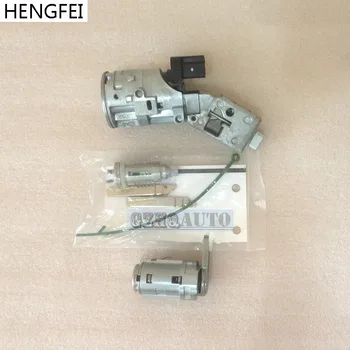 Autentic Hengfei cheile de la mașină toate încuietori de blocare a aprinderii blocare a ușii cilindru cilindru rezervoare pentru Peugeot 307
