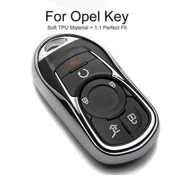 TPU Protecție Cheia de la Mașină Caz Acoperire Capac Pentru Opel Astra K Mokka Antara Signum Zafira Un Meriva Combo C Lanț Cheie Inel Accesorii