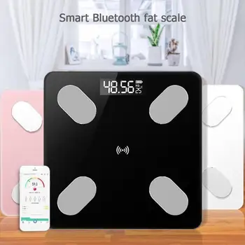 0,1 kg -180kg, Cântare de Baie Body Fat Scale LCD Digital de Voce Inteligent Bluetooth APP Cântare Electronice Compoziția Corpului Analizor
