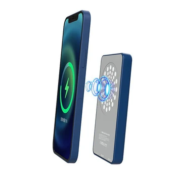 2021 Noi 15W Putere Magnetică Banca Încărcător Wireless Pentru iPhone12 ProMax Mini Portabile Ultra-subțire Magnet Rapid de Încărcare de Putere Banca