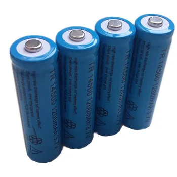 DING LI SHI JIA Noi 10buc baterii 14500 3.7 V 1200mAh baterie reîncărcabilă li-ion baterie pentru lanterna Led acumulator litiu