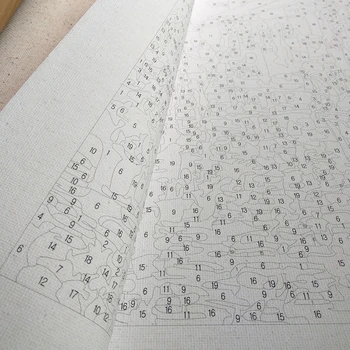 DIY Vopsea De Numere de Lamaie Vin Paiting Imagini De Numere Romatic Pictate manual, Decor Acasă Desen Pe Panza Pentru Arta de Perete Cadou