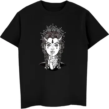 Moda Fierbinte de Vânzare Oculte Motociclist Tatuaj Tricou Sexy Gotic Demon Print T-shirt Barbati Casual Tricouri Hip Hop Topuri Streetwear Harajuku