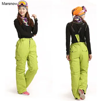 Marsnow Brand Vânt Respirabil Impermeabil Strat Dublu Femei De Iarnă, Schi De Zăpadă Doamna Pantaloni Îngroșa Schi, Snowboarding Pantaloni