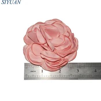 120pcs/mult 30 de Culori U Alege 8cm Manual Ars Petală Tesatura Satin Rose Floare de tip Boutique, de Îmbrăcăminte Accesorii de Par TH68