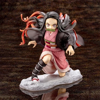 Noi 18 cm Kimetsu nu Yaiba Nezuko Tanjirou Figura Zenitsu PVC Figura de Acțiune Anime Demon Slayer Figurine Jucarii