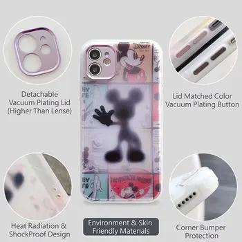 Vis de Desene animate se Răcească Telefon Caz Pentru iPhone 12 11 Pro Max 12 X Mini Xs Max XR SE 2020 7 8 Plus Mat Moale Capacul din Spate de Siliciu Cazuri