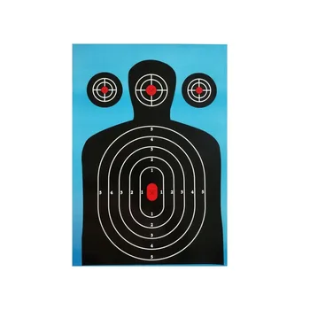 10pack Obiective de Fotografiere 12*18 inch Silueta Slabă Stropi de Hârtie Reactivă Obiective Fluorescente Pusca Pistol Airsoft Pistol cu bile
