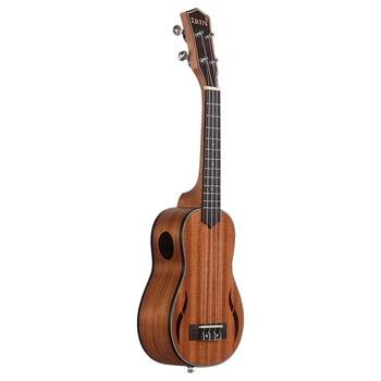 Irin Soprano Ukulele 21 Inch Lemn de Nuc Acustice Chitara Ukulele din lemn de Mahon Grif Gât Hawaii 4 String Guitarra lemn de culoare