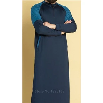 Arabă Islamică Îmbrăcăminte pentru Bărbați Jubba Echipa Musulman din Arabia Saudită Haine Lungi adult de sex Masculin Orientul Mijlociu Caftan Rochie de Seara S-3XL
