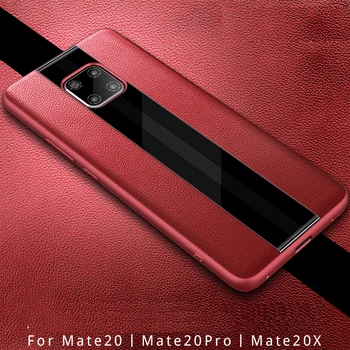 Pentru Huawei Mate 20 Pro X Veritabil caz de piele huawei mate 20 pro Rs protecție Telefon hibrid windows vista adevărat din piele acoperi caz
