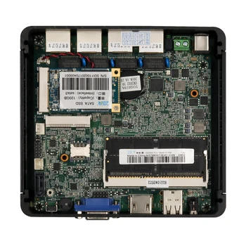 Fără ventilator Mini PC-ul Router-ul Intel Celeron J1900 Quad-core 4 Porturi LAN Gigabit Ethernet Firewall Aparat Pfsense OpenWrt