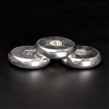 100 BUC 6mm 8mm 10mm Metal de Cupru de Culoare Argintie, Margele Spacer Plate Margele DIY Accesorii Bijuterii