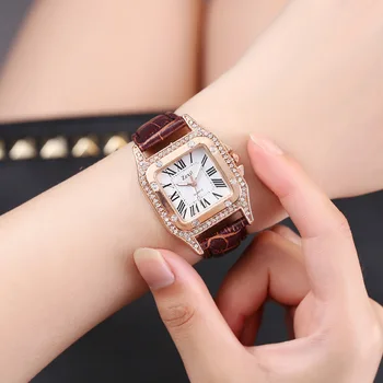 Moda High-end piața diamant doamnelor curea ceas simplu Roman digitale stras Shi Ying femei watchMs 2019 ceas