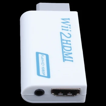 Wii la HDMI Wii2HDMI Full HD 1080P FHD Convertor Adaptor de 3,5 mm, o Ieșire Jack