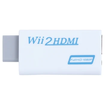 Wii la HDMI Wii2HDMI Full HD 1080P FHD Convertor Adaptor de 3,5 mm, o Ieșire Jack
