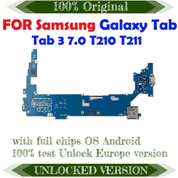 TDHHX Deblocat Testat Cu Chips-uri Placa de baza Pentru Samsung Galaxy Tab 3 7.0 T210 T211 Placa de baza Placi de Logica MB Placa