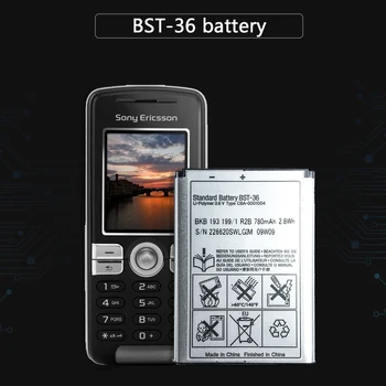BST-36 Pentru Sony Ericsson J300 K510i Z550a K310 J300C X0001 Z550C K320 K310i K310c K510c Baterie de Telefon Mobil 780mAh