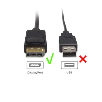 DisplayPort la VGA Cablu (DP la Cablu VGA) 6 Picioare