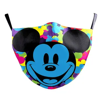 1 BUC Masca Adult Disney Respirabil Drăguț Masca pentru Fata Gura Mickey Model Praf Masca Cald 3D Reutilizabile Masca cu 2 Filtre