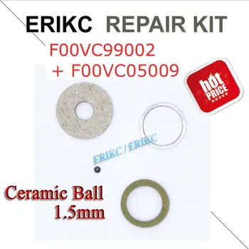 ERIKC Diesel Injector Supapă de Kituri de Reparații F00VC99002 Bilă de Oțel F00VC05001 Bile Ceramice F00VC05009 F00VC05008 Euro 5 F00RJ02177