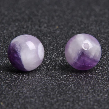 Runda Amestecă Culoare Violet Ametist, Margele Margele din Piatra Naturala 6 8 10 12 mm DIY Brățară Colier Pentru a Face Bijuterii en-Gros